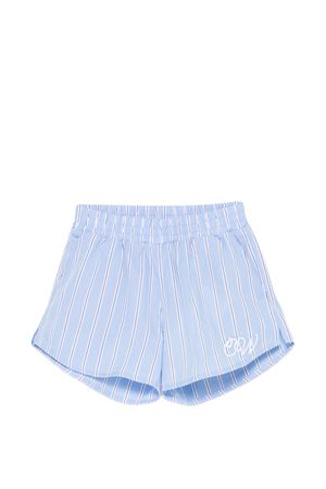 pantaloncini a righe con elastico in vita OFF WHITE KIDS | OGCB009S26FAB001430